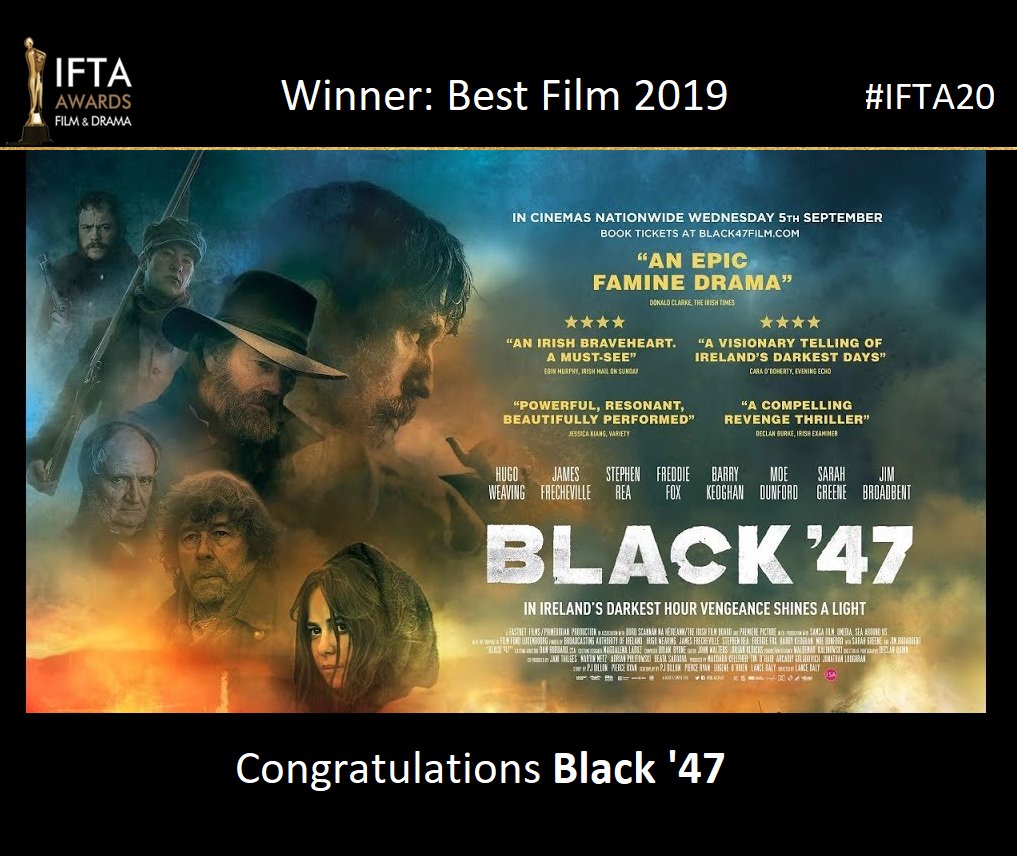 Black ’47 wins big at the IFTAs